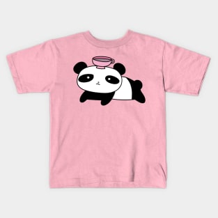 Panda and Tea Kids T-Shirt